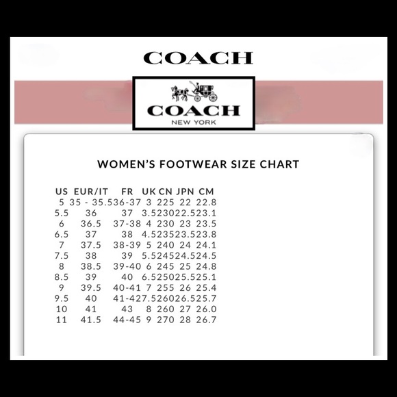 Coach shoes true to size Clearance